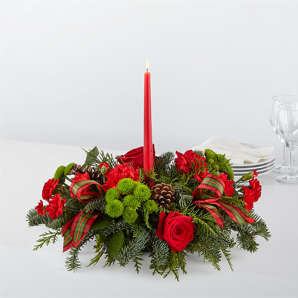 By the Candlelight Centerpiece – C IMONDI & SON FLORIST & GREENHOUSE, Pawtucket RI