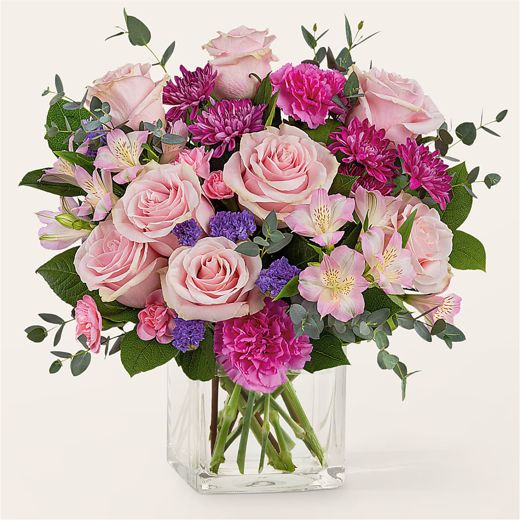 Rosy Radiance Bouquet – C IMONDI & SON FLORIST & GREENHOUSE, Pawtucket RI
