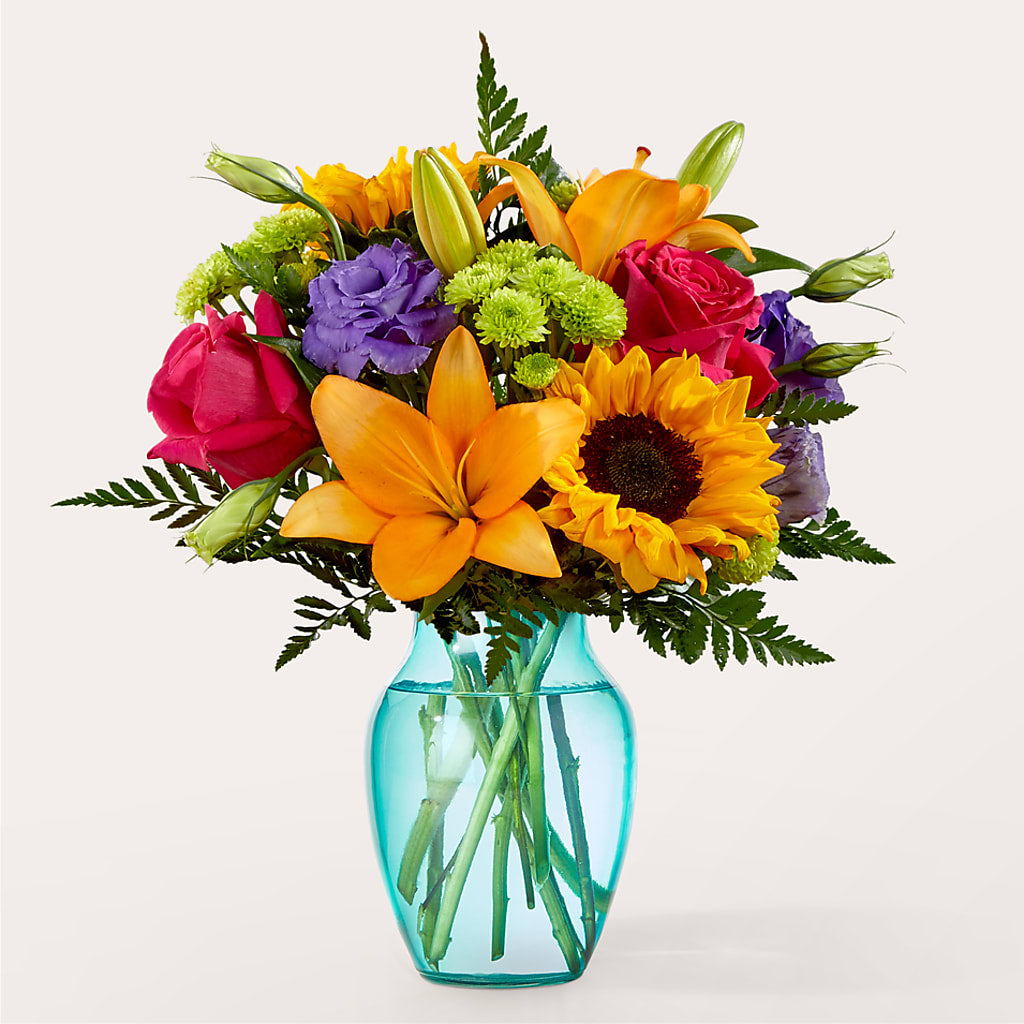 Double Rainbow Bouquet – C IMONDI & SON FLORIST & GREENHOUSE, Pawtucket RI
