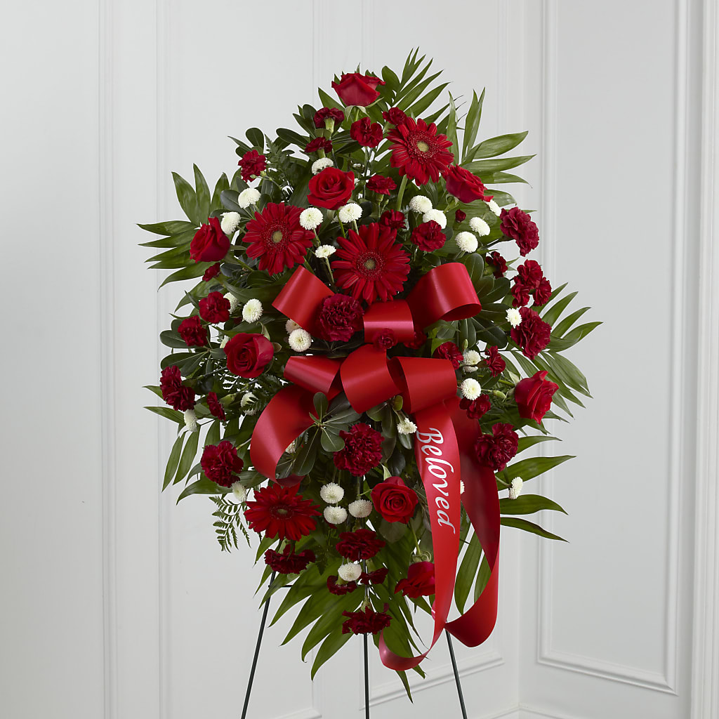 Treasured Memories Standing Spray – C IMONDI & SON FLORIST & GREENHOUSE, Pawtucket RI