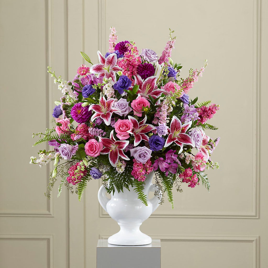 Peaceful Tribute Arrangement – C IMONDI & SON FLORIST & GREENHOUSE, Pawtucket RI