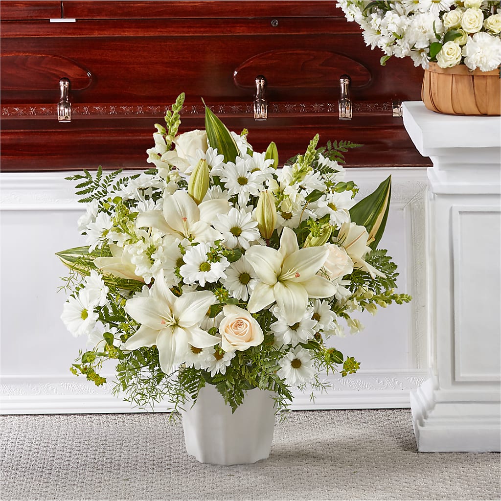 Thoughts of Tranquility Floor Basket – C IMONDI & SON FLORIST & GREENHOUSE, Pawtucket RI