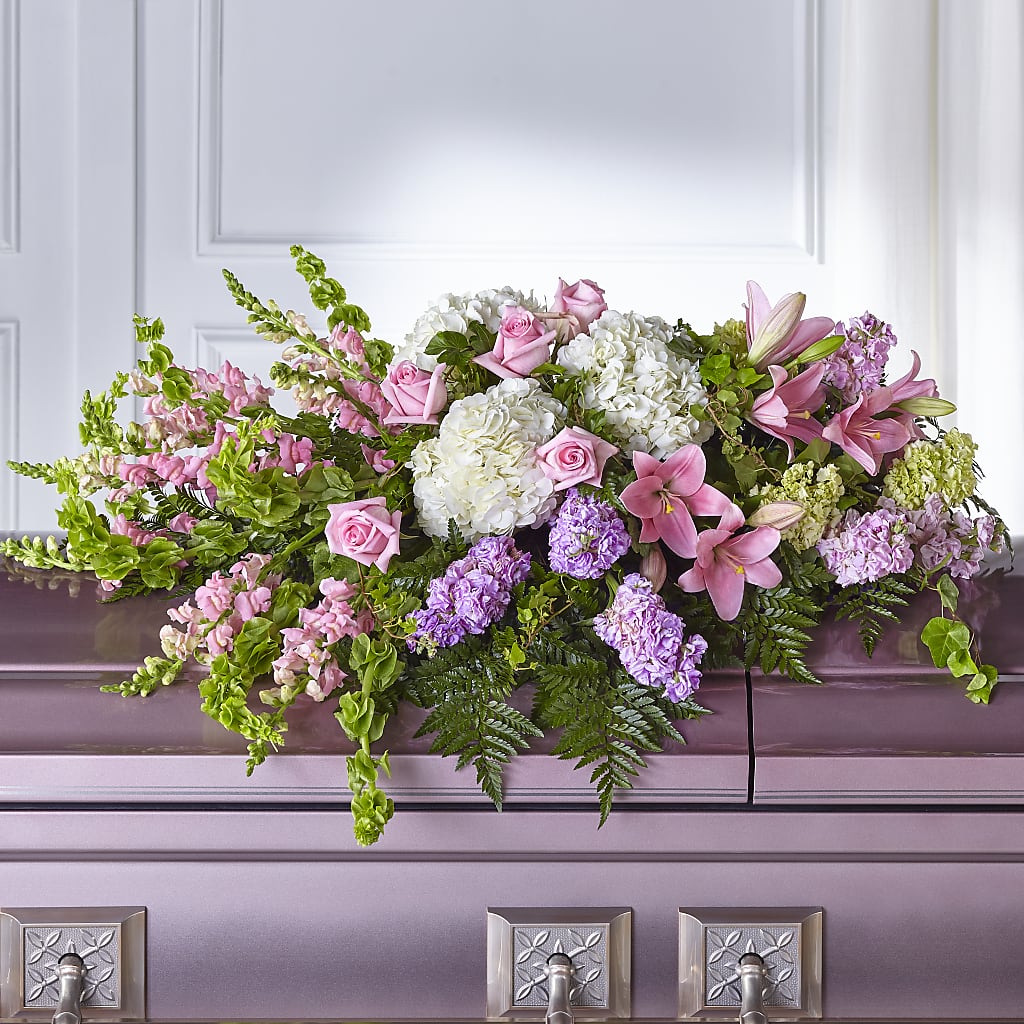 Life's Gratitude Casket Spray – C IMONDI & SON FLORIST & GREENHOUSE, Pawtucket RI