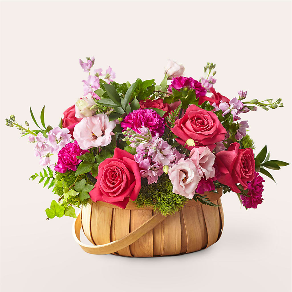 Radiance in Bloom Basket – C IMONDI & SON FLORIST & GREENHOUSE, Pawtucket RI