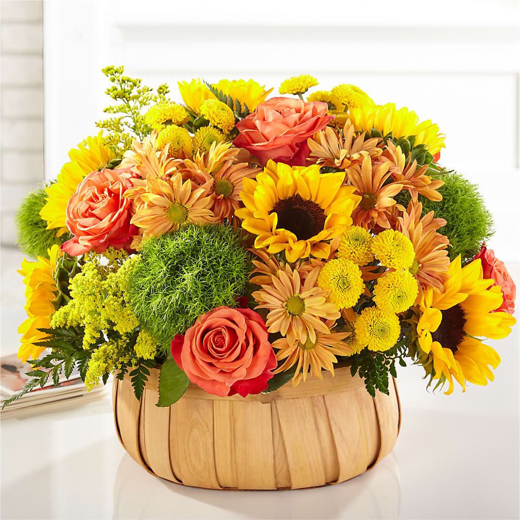 Harvest Sunflower Basket – C IMONDI & SON FLORIST & GREENHOUSE, Pawtucket RI