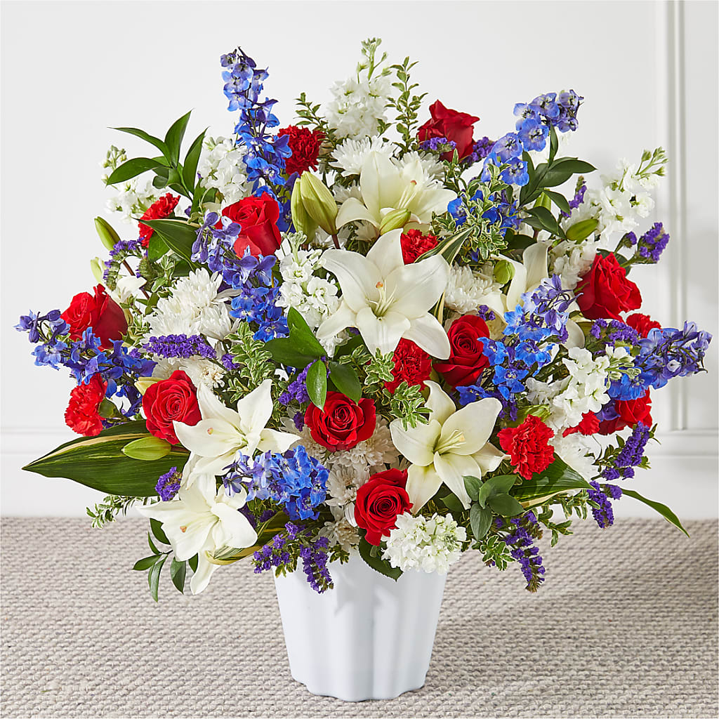 Consoled Floor Basket – C IMONDI & SON FLORIST & GREENHOUSE, Pawtucket RI