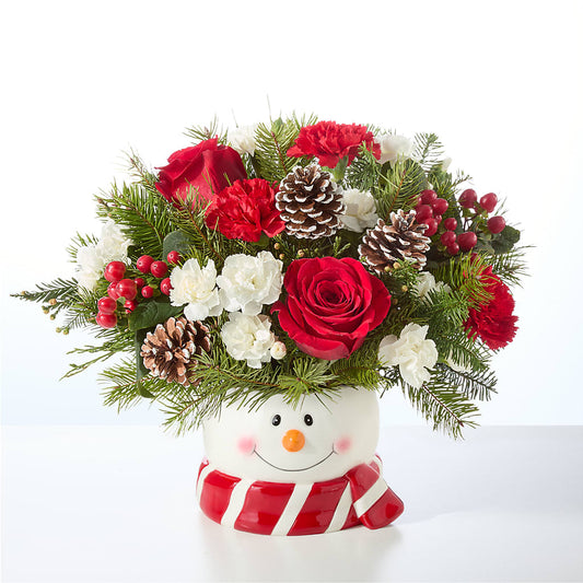 Jolly Snowman Bouquet – C IMONDI & SON FLORIST & GREENHOUSE, Pawtucket RI
