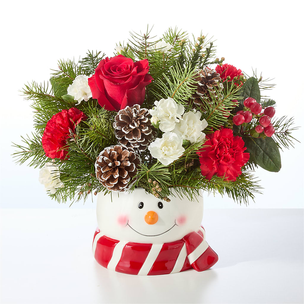 Jolly Snowman Bouquet – C IMONDI & SON FLORIST & GREENHOUSE, Pawtucket RI