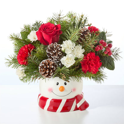 Jolly Snowman Bouquet – C IMONDI & SON FLORIST & GREENHOUSE, Pawtucket RI