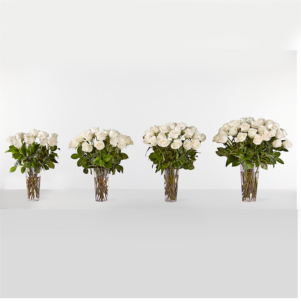 Long Stem White Rose Bouquet – C IMONDI & SON FLORIST & GREENHOUSE, Pawtucket RI