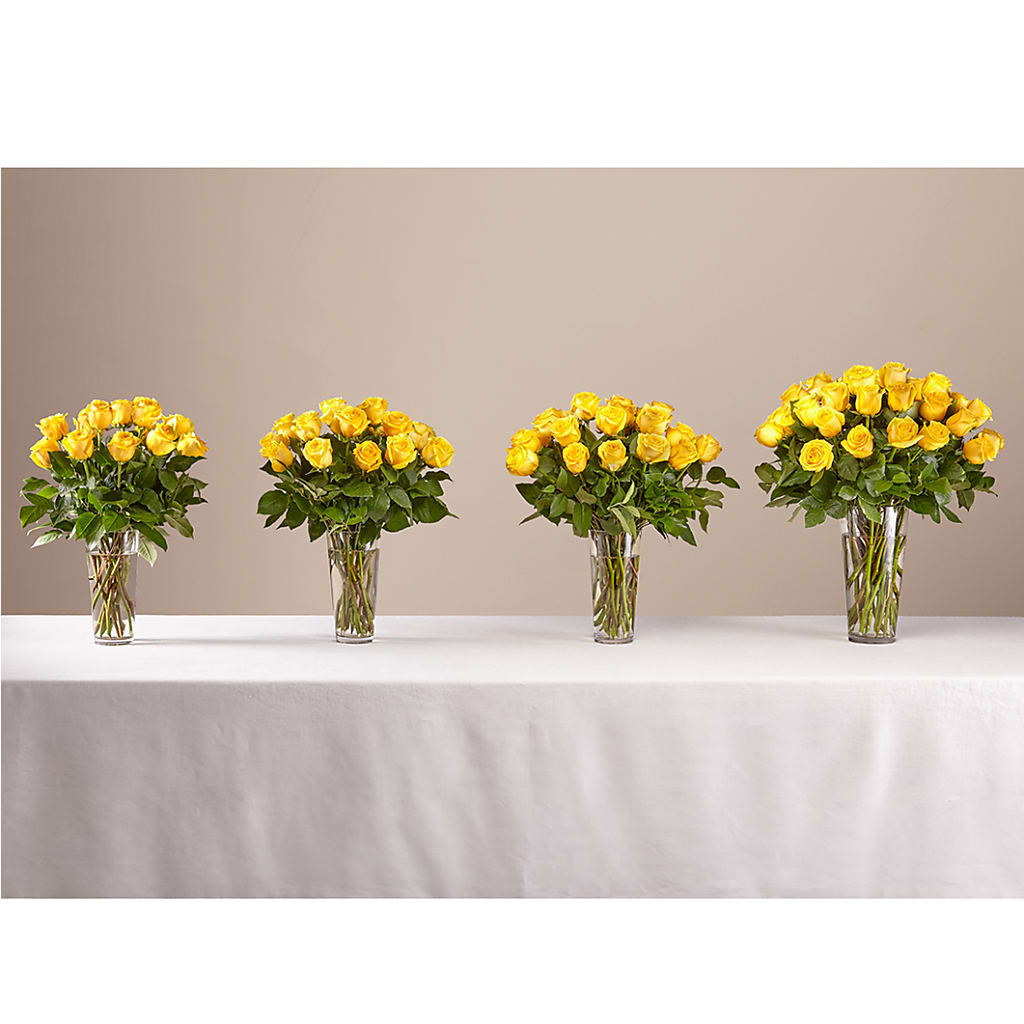 Long Stem Yellow Rose Bouquet – C IMONDI & SON FLORIST & GREENHOUSE, Pawtucket RI