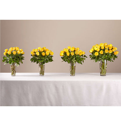 Long Stem Yellow Rose Bouquet – C IMONDI & SON FLORIST & GREENHOUSE, Pawtucket RI