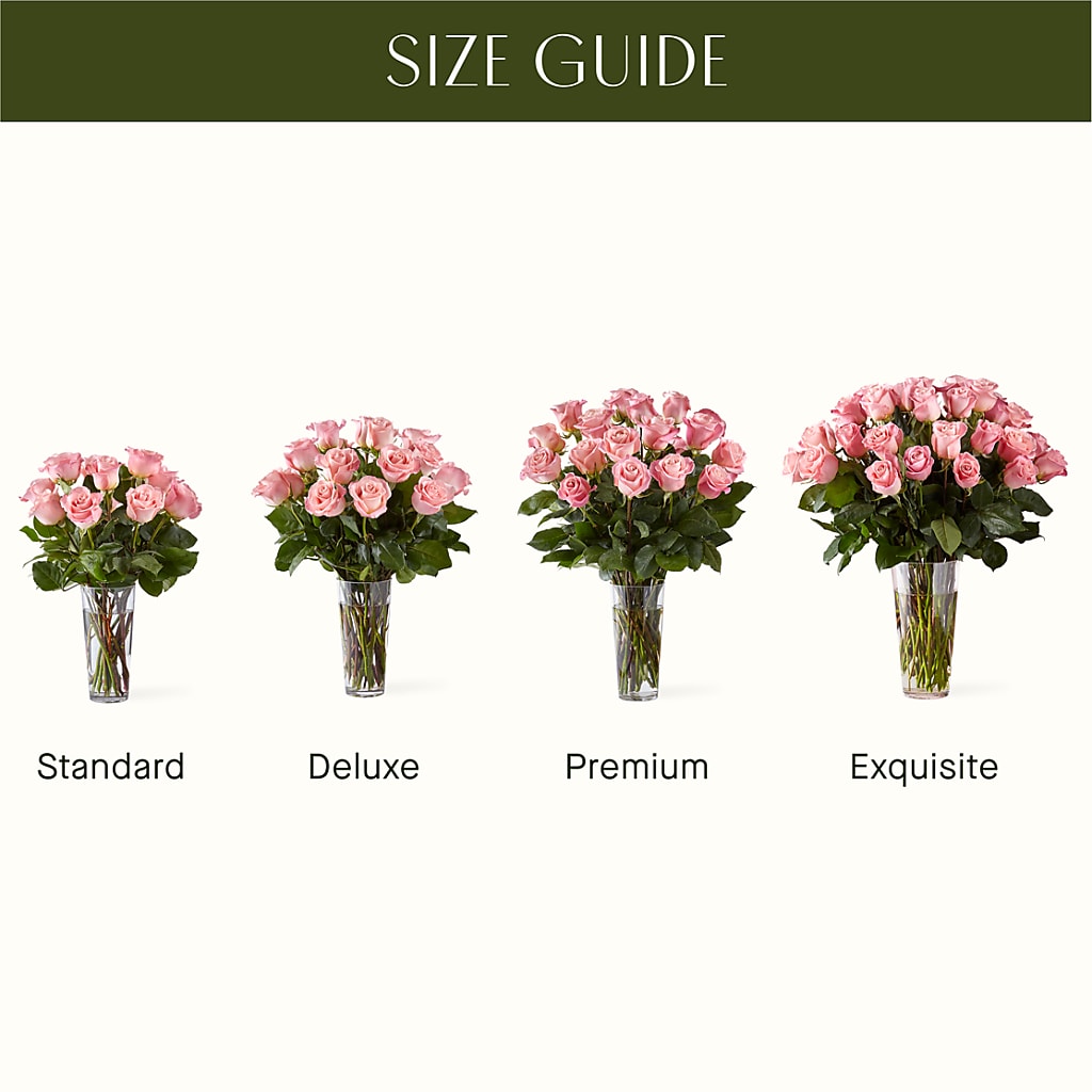 Long Stem Pink Rose Bouquet – C IMONDI & SON FLORIST & GREENHOUSE, Pawtucket RI