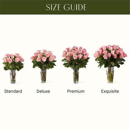 Long Stem Pink Rose Bouquet – C IMONDI & SON FLORIST & GREENHOUSE, Pawtucket RI