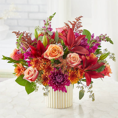 Burgundy Landscape Bouquet – C IMONDI & SON FLORIST & GREENHOUSE, Pawtucket RI