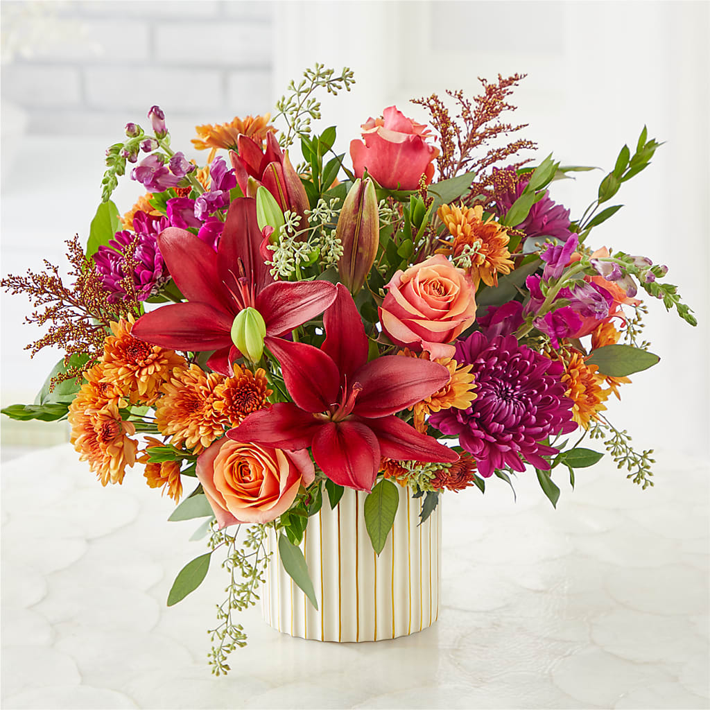 Burgundy Landscape Bouquet – C IMONDI & SON FLORIST & GREENHOUSE, Pawtucket RI