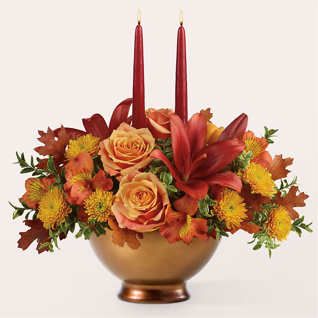 Harvest Table Centerpiece – C IMONDI & SON FLORIST & GREENHOUSE, Pawtucket RI