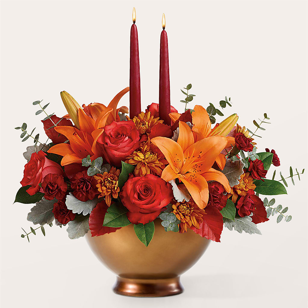 Fruits of Fall Centerpiece – C IMONDI & SON FLORIST & GREENHOUSE, Pawtucket RI