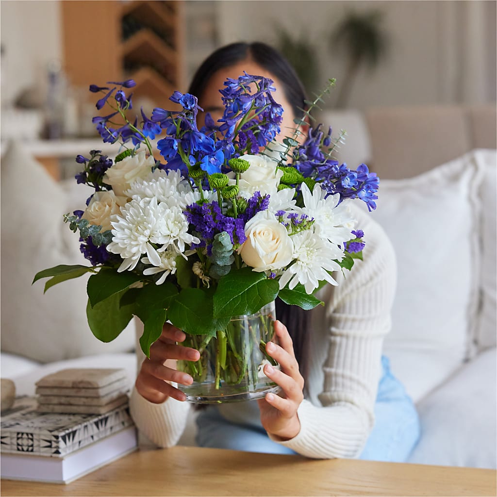 Cerulean Waves Bouquet – C IMONDI & SON FLORIST & GREENHOUSE, Pawtucket RI
