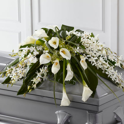 Angel Wings Casket Spray – C IMONDI & SON FLORIST & GREENHOUSE, Pawtucket RI