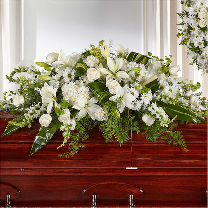 Abundance Casket Spray – C IMONDI & SON FLORIST & GREENHOUSE, Pawtucket RI