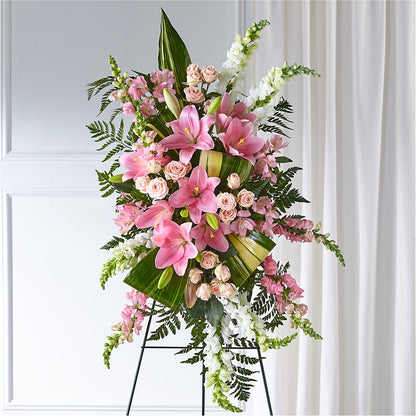 Elegant Embrace Standing Spray – C IMONDI & SON FLORIST & GREENHOUSE, Pawtucket RI