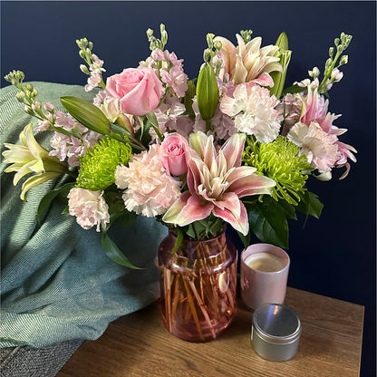 Pretty in Pink Bouquet – C IMONDI & SON FLORIST & GREENHOUSE, Pawtucket RI