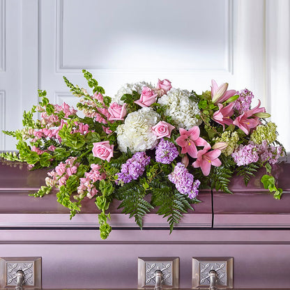 Life's Gratitude Casket Spray – C IMONDI & SON FLORIST & GREENHOUSE, Pawtucket RI