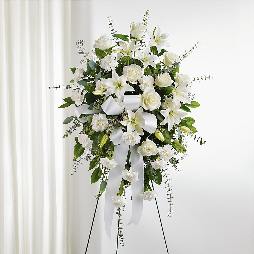 With Care Standing Spray – C IMONDI & SON FLORIST & GREENHOUSE, Pawtucket RI