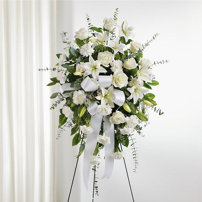 With Care Standing Spray – C IMONDI & SON FLORIST & GREENHOUSE, Pawtucket RI