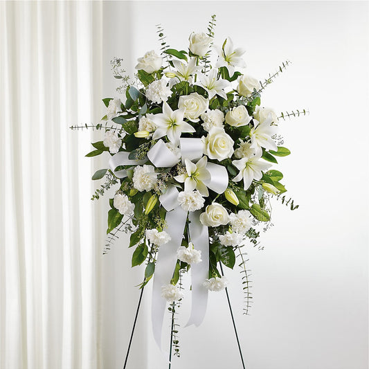 With Care Standing Spray – C IMONDI & SON FLORIST & GREENHOUSE, Pawtucket RI