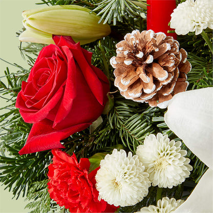 Seasonal Festivities Centerpiece – C IMONDI & SON FLORIST & GREENHOUSE, Pawtucket RI