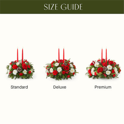 Holiday Soiree Centerpiece – C IMONDI & SON FLORIST & GREENHOUSE, Pawtucket RI