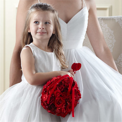 Pure at Heart Flower Girl Arrangement – C IMONDI & SON FLORIST & GREENHOUSE, Pawtucket RI